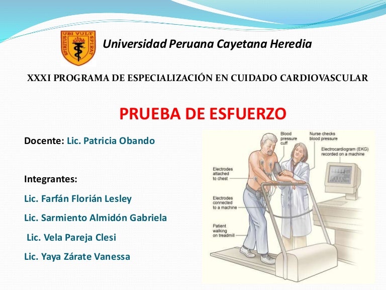 Para que es una prueba de esfuerzo